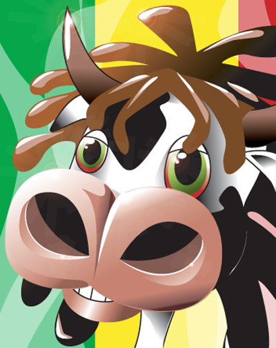 Vache rasta
