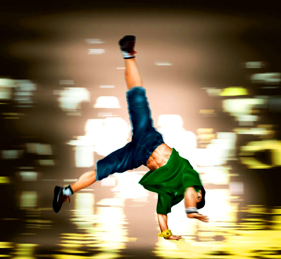 Danseur acrobate