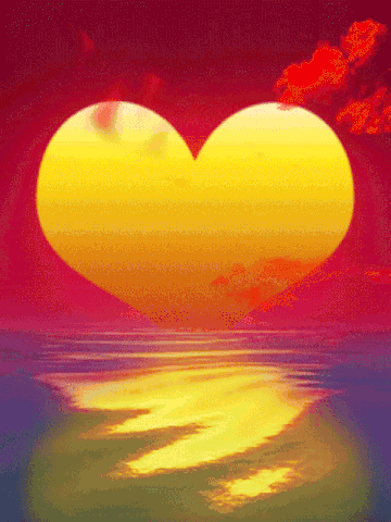 Coucher de soleil Dauphin Coeur