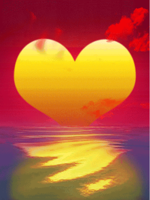 Coucher de soleil Dauphin Coeur