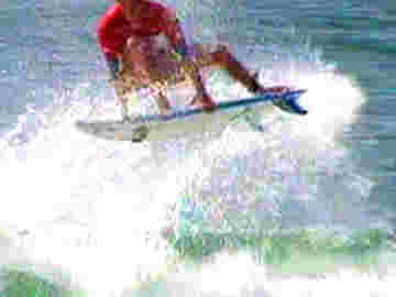 Un wake boarder