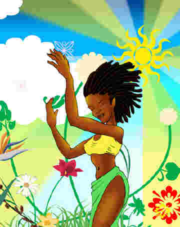 Danseuse rasta Jamaique