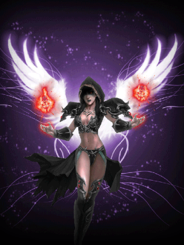 Ange gothique lumineux