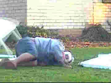 Devine ou va atterrir cet homme!