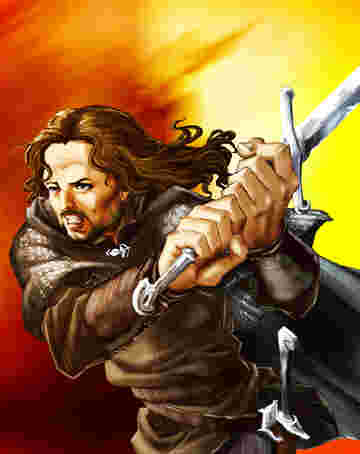 Aragorn combat avec rage